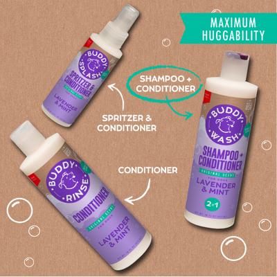 Show full view: Buddy Wash Original Lavender & Mint Dog Shampoo & Conditioner, 1-gal bottle slide 10 of 13