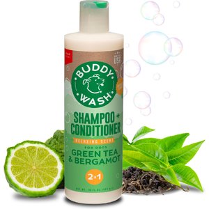 Buddy Wash Relaxing Green Tea & Bergamot Dog Shampoo & Conditioner, 16-fl oz bottle