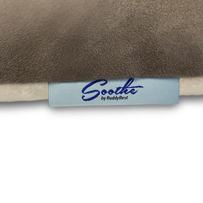 Show full view: BuddyRest Soothe Weighted Dog Blanket, Mocha, Medium slide 3 of 5