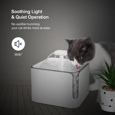 Show full view: Bueteka Automatic Cat Water Fountain, White, Medium slide 8 of 9