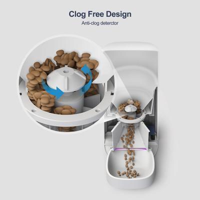 Show full view: Bueteka Automatic Dog & Cat Feeder, White, Medium slide 7 of 10