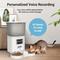 Show in main carousel: Bueteka Automatic Food Dispenser with Splitter & Stainless Bowls Cat & Dog Feeder, 6-lit, White slide 4 of 11