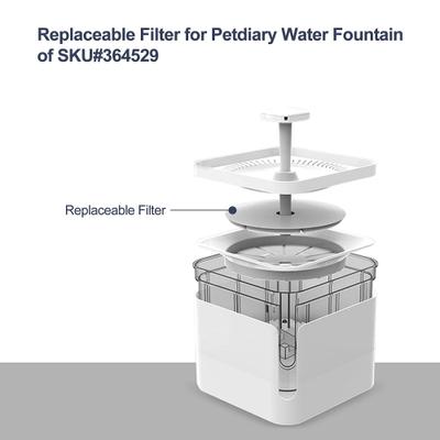 Show full view: Bueteka Cat Water Fountain Filter, White, Small, 6 count slide 3 of 5