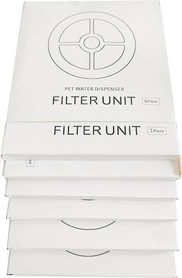 Show full view: Bueteka Cat Water Fountain Filter, White, Small, 6 count slide 4 of 5