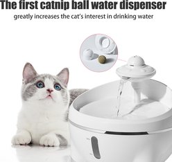 Bueteka Spaceship Ultra-Quiet Non-Skid Dog & Cat Water Fountain, 54.1-oz slide 2 of 9