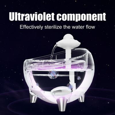 Show full view: Bueteka Spaceship Ultra-Quiet Non-Skid Dog & Cat Water Fountain, 54.1-oz slide 5 of 10