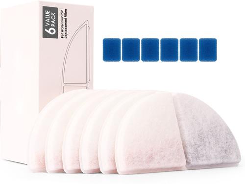 Show full view: Bueteka Spaceship Water Fountain Replacement Filters, 6 count slide 1 of 7