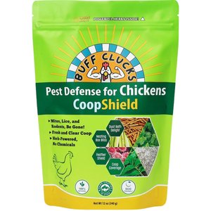 Buff Clucks CoopShield Chicken Pest Control Powder, 12-oz bag