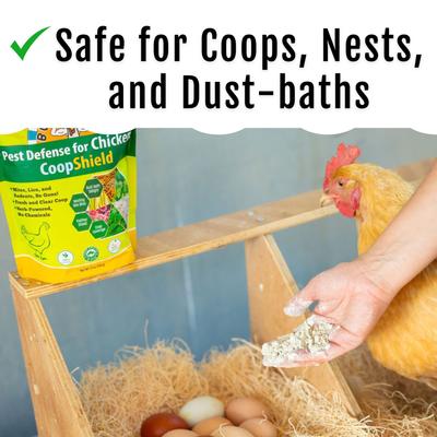 Show full view: Buff Clucks CoopShield Chicken Pest Control Powder, 12-oz bag slide 7 of 10