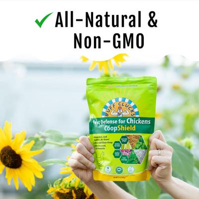 Show full view: Buff Clucks CoopShield Chicken Pest Control Powder, 12-oz bag slide 3 of 10