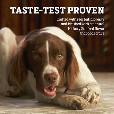 Show full view: Buffalo Range All Natural Grain-Free Jerky Bone Rawhide Dog Treats, 6 count slide 4 of 10