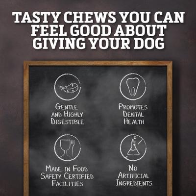 Show full view: Buffalo Range All Natural Grain-Free Jerky Bone Rawhide Dog Treats, 6 count slide 6 of 10