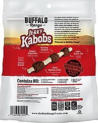 Buffalo Range All Natural Grain-Free Jerky Kabob Rawhide Dog Treats, 18 count slide 2 of 8