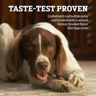 Show full view: Buffalo Range All Natural Grain-Free Jerky Kabob Rawhide Dog Treats, 18 count slide 4 of 10