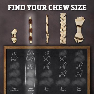 Show full view: Buffalo Range All Natural Grain-Free Jerky Kabob Rawhide Dog Treats, 18 count slide 7 of 10