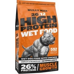Bully Max 26/12 High Protein Chicken Dehydrated Dog Food, 2-lb bag