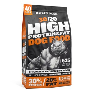 Bully Max 30/20 Adult High-Protein & Fat Chicken Dry Dog Food, 40-lb bag