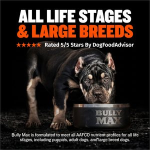 Bully Max 30/20 Adult High-Protein & Fat Chicken Dry Dog Food, 40-lb bag