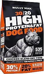 Bully Max 30/20 Adult High-Protein & Fat Chicken Dry Dog Food, 40-lb bag