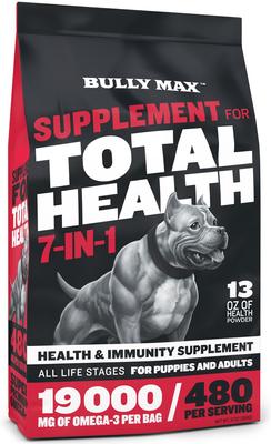 BULLY MAX 7-in-1 Total Health Powder Supplement for Dogs, 13-oz