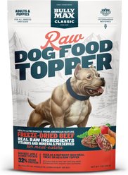 Bully Max Beef High Protein Freeze-Dried Raw Dog Food Topper, 7-oz pouch