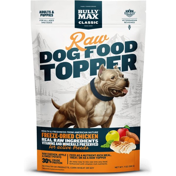 maxbone Wellness Duck & Cod, Chia Seeds, Spinach, Blueberries Dog Food Topper Supplement, 6-oz jar