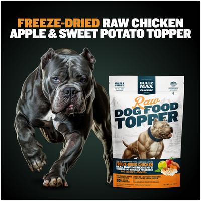 Show full view: Bully Max Chicken High Protein Freeze-Dried Raw Dog Food Topper, 5.3-oz pouch slide 6 of 12