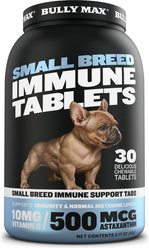 Bully Max Immune Support Tablet Supplement for Small Dogs, 30 count