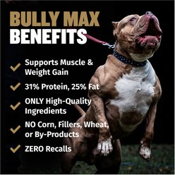 Bully Max Pro 2X High Calorie Chicken Dry Dog Food, 16-lb bag slide 2 of 9