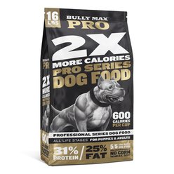 Bully Max Pro 2X High Calorie Chicken Dry Dog Food, 16-lb bag