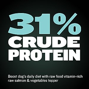Bully Max Salmon High Protein Freeze-Dried Raw Dog Food Topper, 7-oz pouch