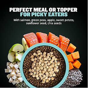 Bully Max Salmon High Protein Freeze-Dried Raw Dog Food Topper, 7-oz pouch