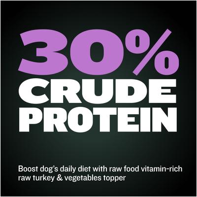 Show full view: Bully Max Turkey High Protein Freeze-Dried Raw Dog Food Topper, 7-oz pouch slide 7 of 12