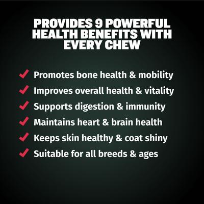 Show full view: Bully Max Vitality Chews for Immunity & Health 9-in-1 Supplement for Dogs, 10.6-oz pouch slide 4 of 11