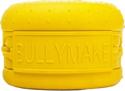 BULLYMAKE Cheeseburger Dog Toy, Yellow slide 1 of 8