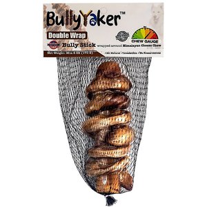BullyYaker Double Wrap Bully Stick Dog Treat