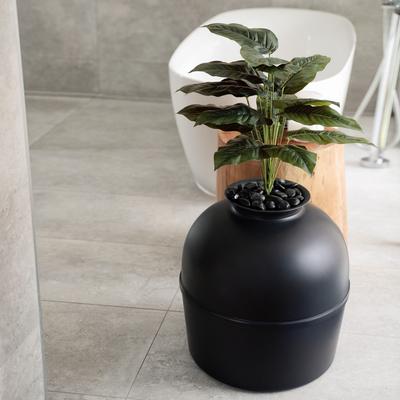 Show full view: Bundle & Bliss Secret Litter Box Hidden Cat Litter Box Plant, Matt Black slide 8 of 13