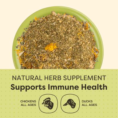 Show full view: Bundle: Scratch and Peck Feeds Chicken & Duck Grower Organic Grower Mash, 25-lb bag + Organic Herbs, 10-oz pouch + Grower Grit, 7-lb pouch slide 4 of 9