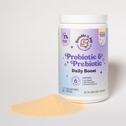 Bundle x Joy Probiotic & Prebiotic Daily Boost Powder Supplement for Dogs, 4.8-oz