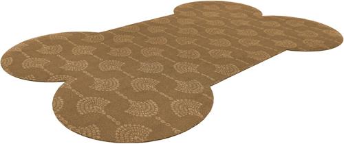 Show full view: Bungalow Flooring Gentle Fans Placemat, Brown, 18 x 27-in slide 6 of 8