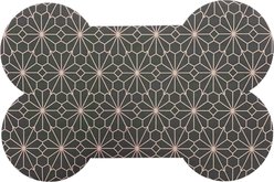 Bungalow Flooring Geoscope Placemat, Black, 18 x 27-in