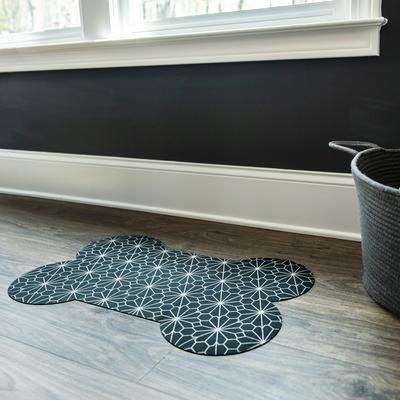 Show full view: Bungalow Flooring Geoscope Placemat, Black, 18 x 27-in slide 4 of 7