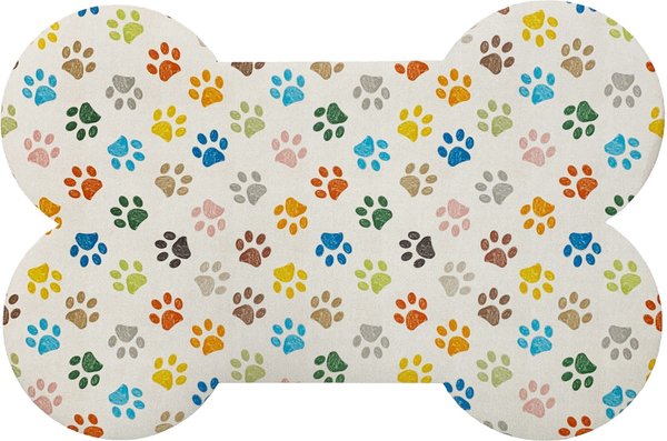 Show full view: Bungalow Flooring Happy Paws Placemat, 18 x 27-in slide 1 of 8