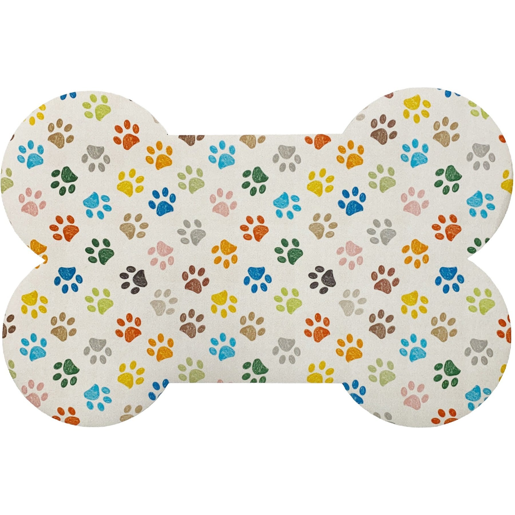 Bungalow Flooring Happy Paws Placemat, 18 x 27-in