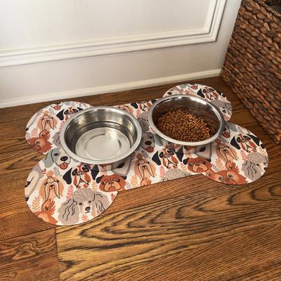 Show full view: Bungalow Flooring Perfectly Pooched Placemat, 18 x 27-in slide 2 of 7