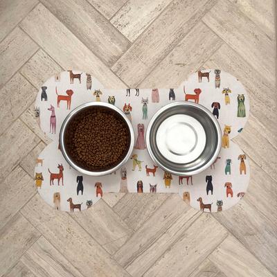 Show full view: Bungalow Flooring Posh Pups Placemat, 18 x 27-in slide 3 of 7