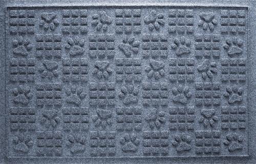 Show full view: Bungalow Flooring Waterhog Dog Paw Squares Floor Mat, 35 x 23-in, Bluestone slide 1 of 7
