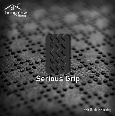 Show full view: Bungalow Flooring Waterhog Drool Hog Dog Bone Personalized Dog Placemat, Charcoal, 33 x 22-in slide 6 of 9