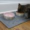 Show in main carousel: Bungalow Flooring WaterHog Kitty Face Cat Placemat, 12x18-in, Bluestone slide 3 of 6