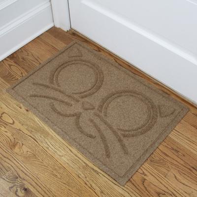 Show full view: Bungalow Flooring WaterHog Kitty Face Cat Placemat, 20x30-in, Camel slide 2 of 6